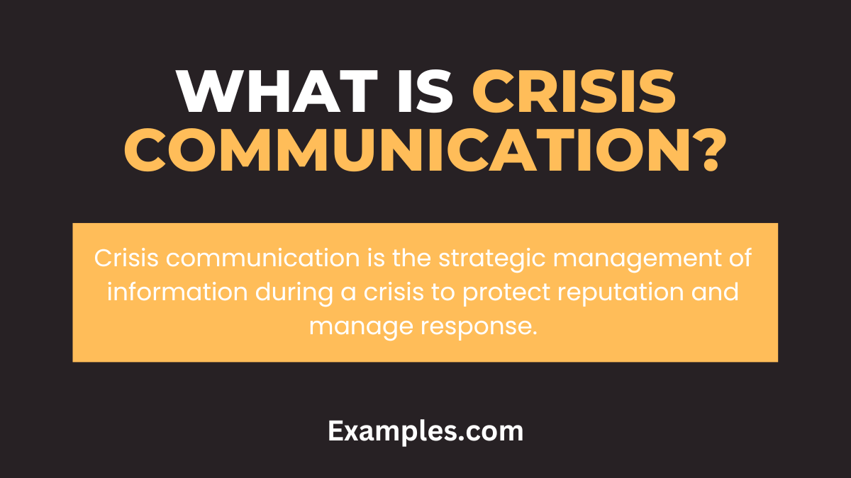 what is crisis communication image