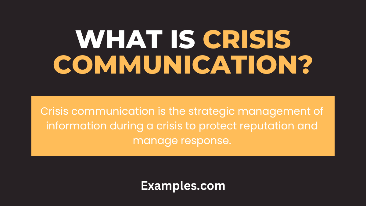 What Is Crisis Communication