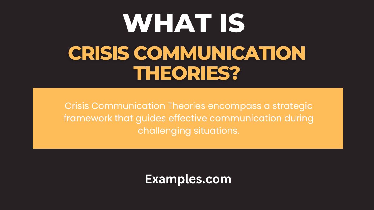 what is crisis communication theories