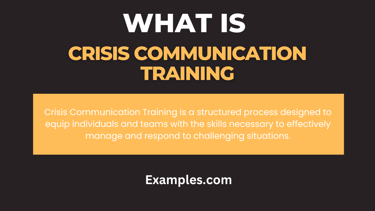 what is crisis communication training