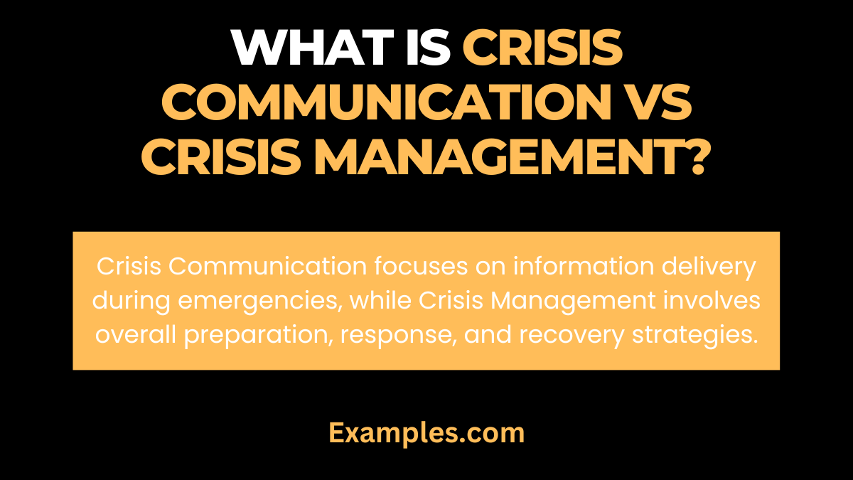 what is crisis communication vs crisis management