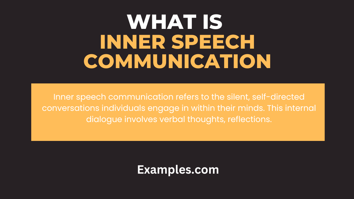 what is inner speech communication