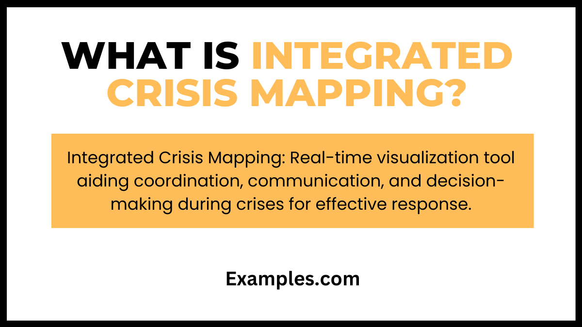 what is integrated crisis mapping