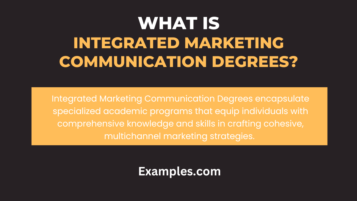 what is integrated marketing communication degrees