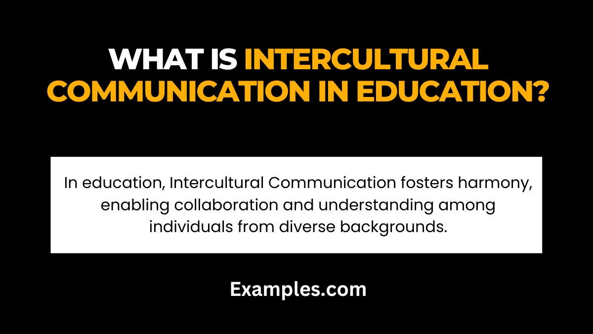 what is intercultural communication in education
