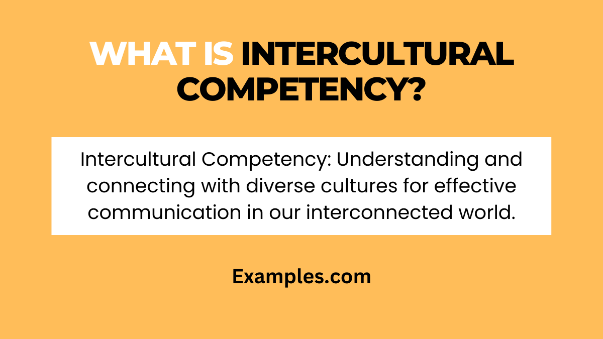 what is intercultural competency