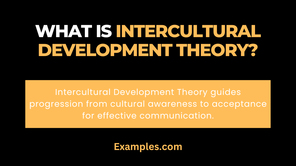 what is intercultural development theory