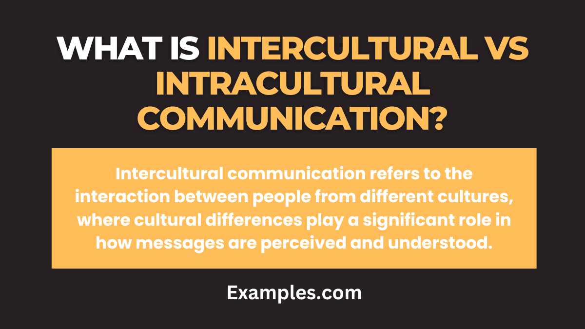 what is intercultural vs intracultural communication1