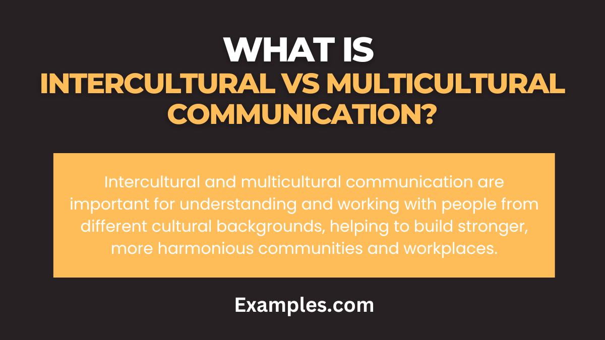 Intercultural vs Multicultural Communication: Difference b/w ...