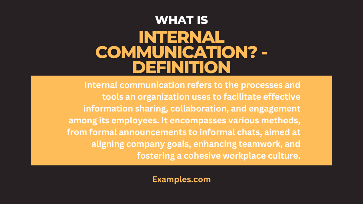 what is internal communication definition