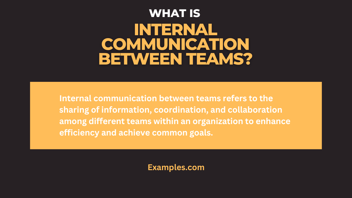 what is internal communication between teams