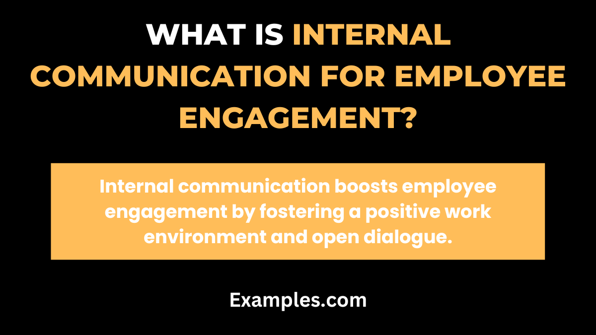 what is internal communication for employee engagements