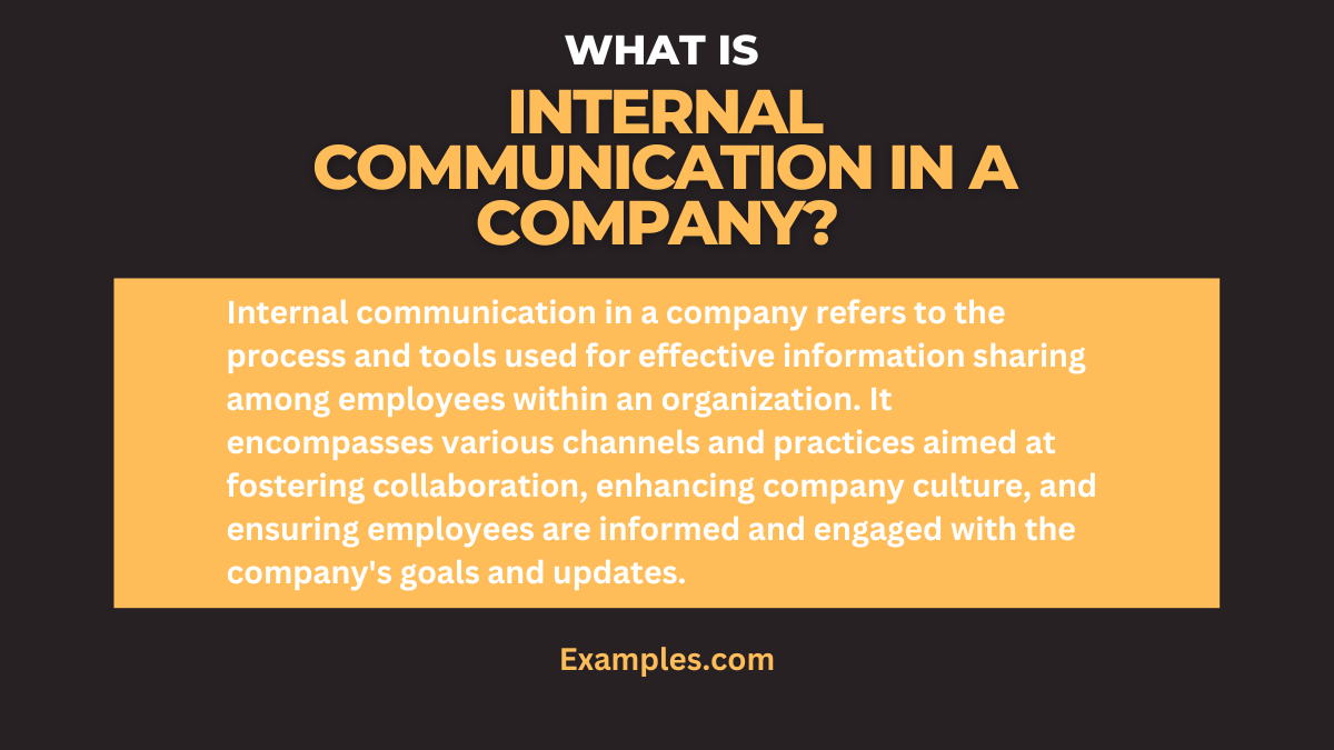 what is internal communication in a company