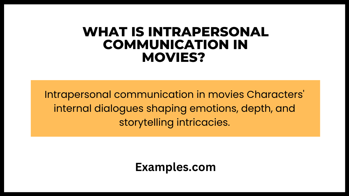 what is intrapersonal communication in movies 