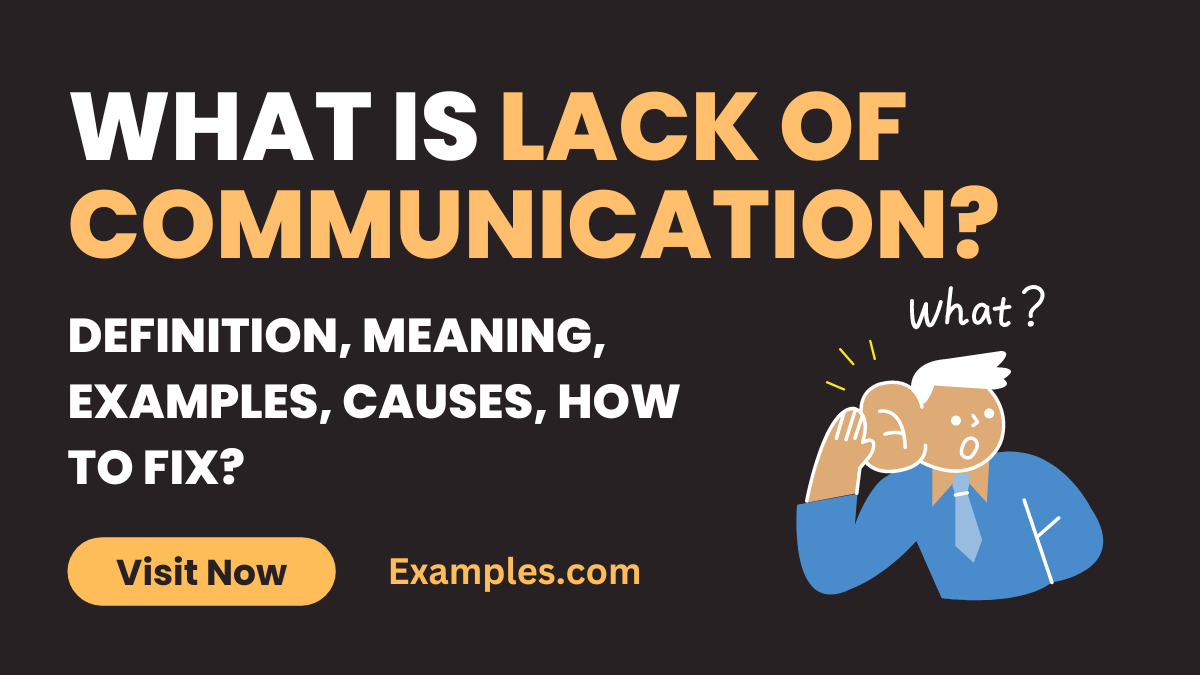 What is Lack of Communication Images