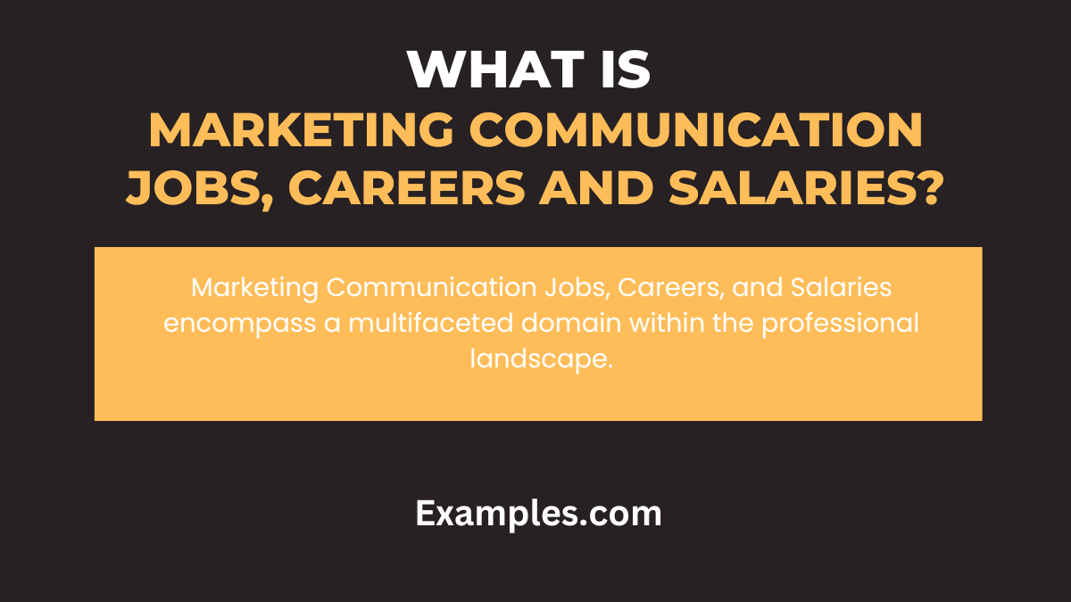 what is marketing communication jobs careers and salaries