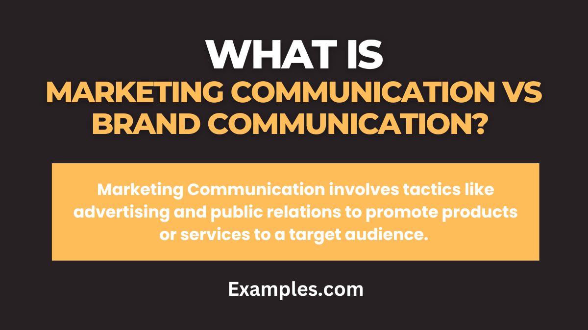 Marketing Communication vs Brand Communication - 19+ Examples