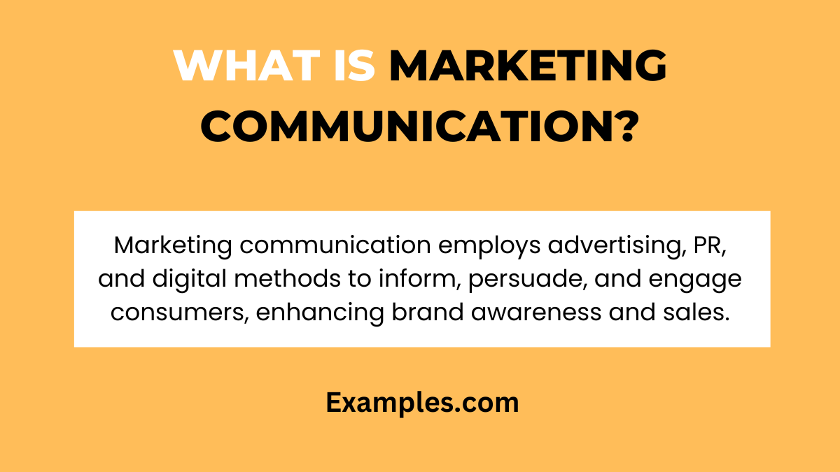 what is marketing communication
