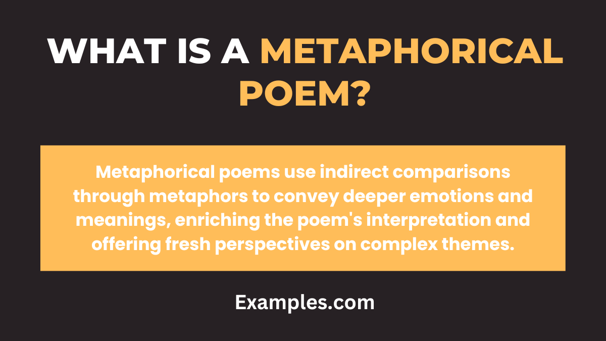 what is metaphorical poem
