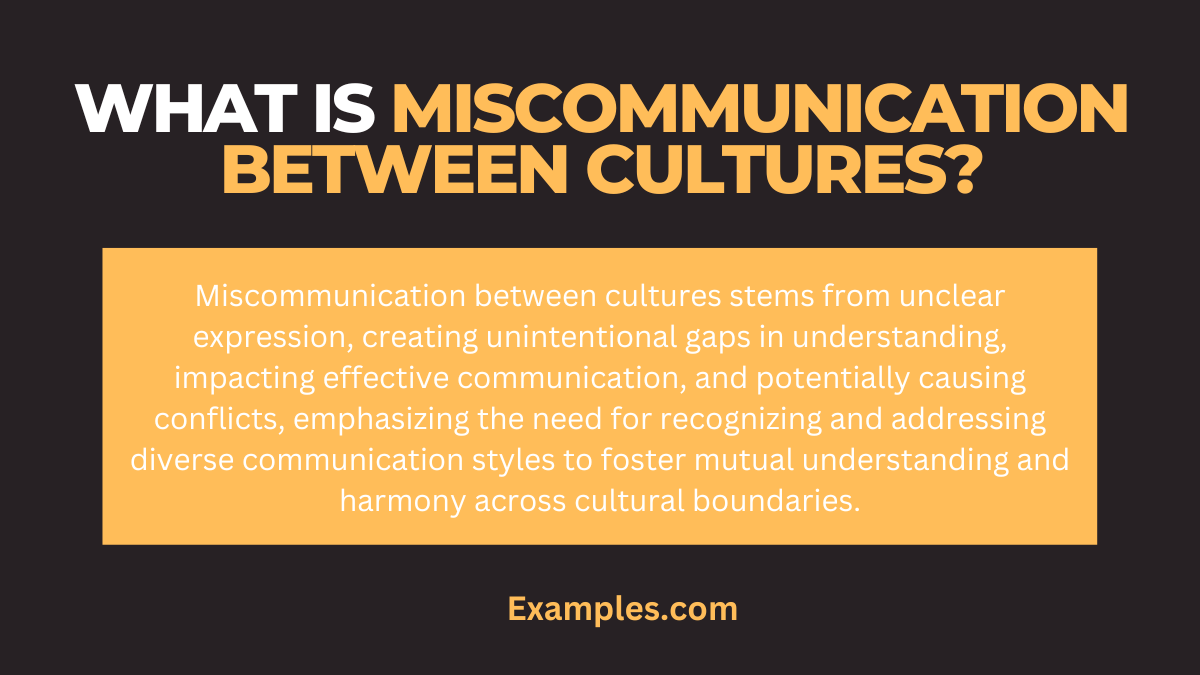 what is miscommunication between cultures
