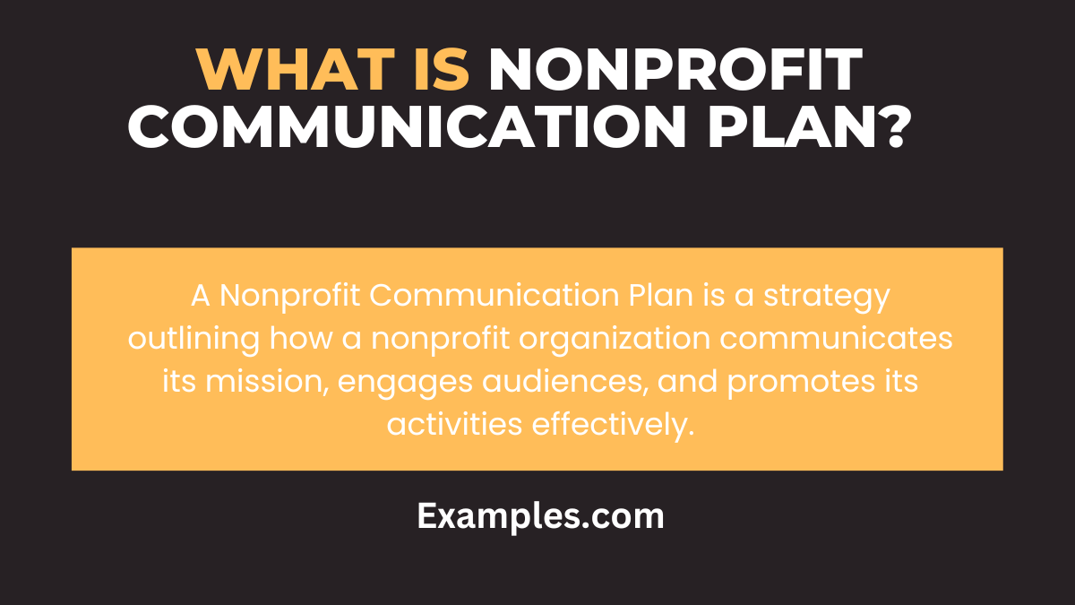 What is Nonprofit Communication Plan