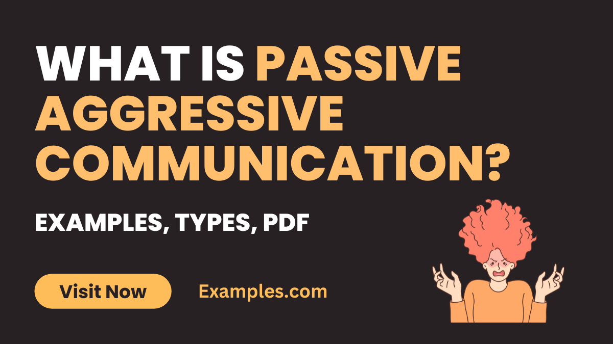 What is Passive Aggressive Communication1