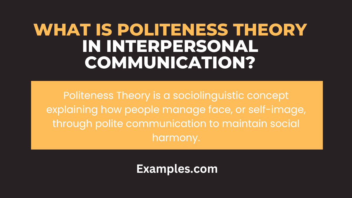 what is politeness theory