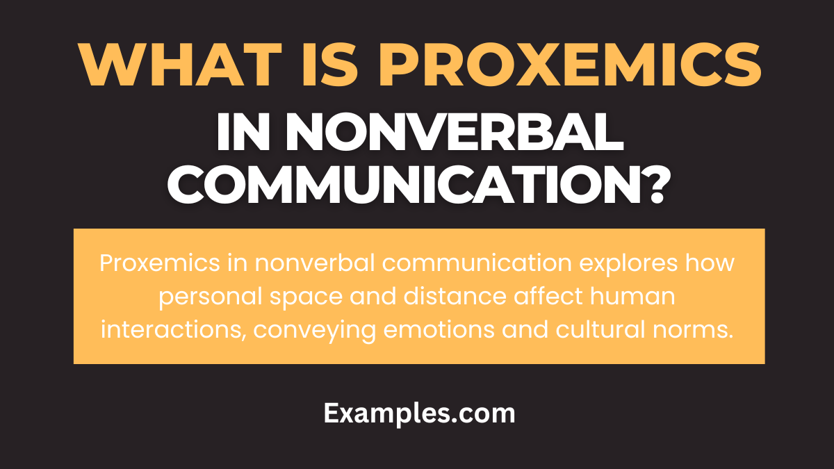 what is proxemics