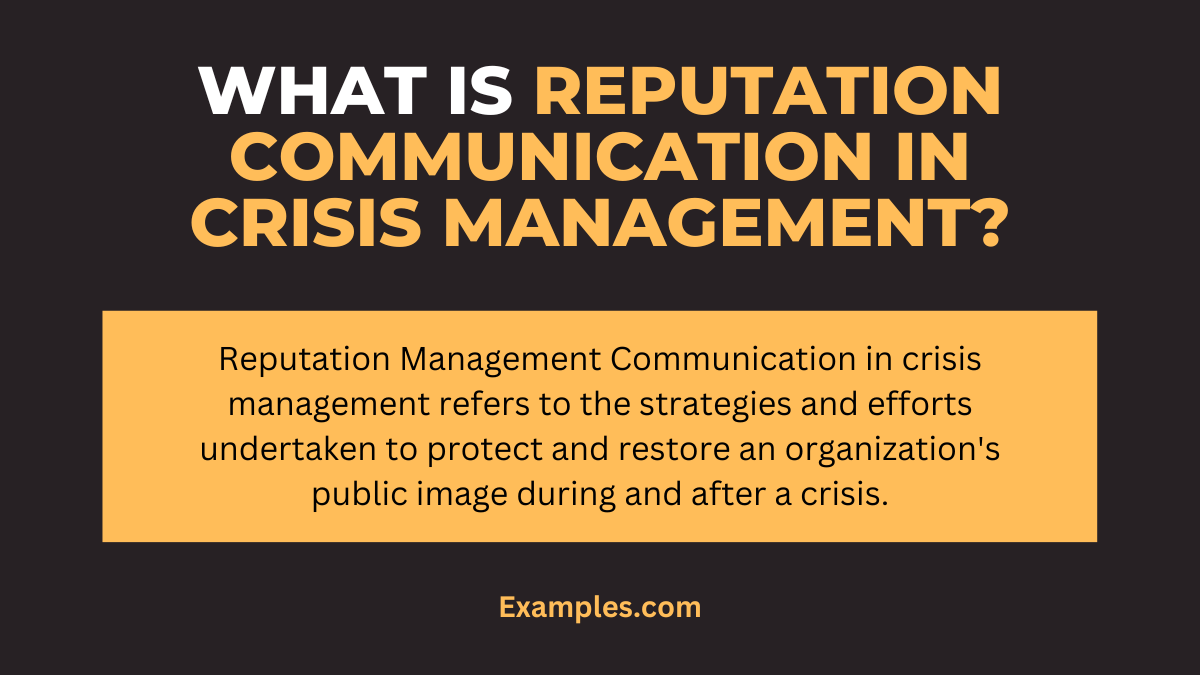 what is reputation management communication in crisis management