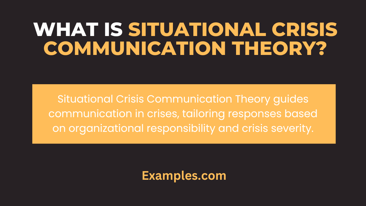 what is situational crisis communication theory
