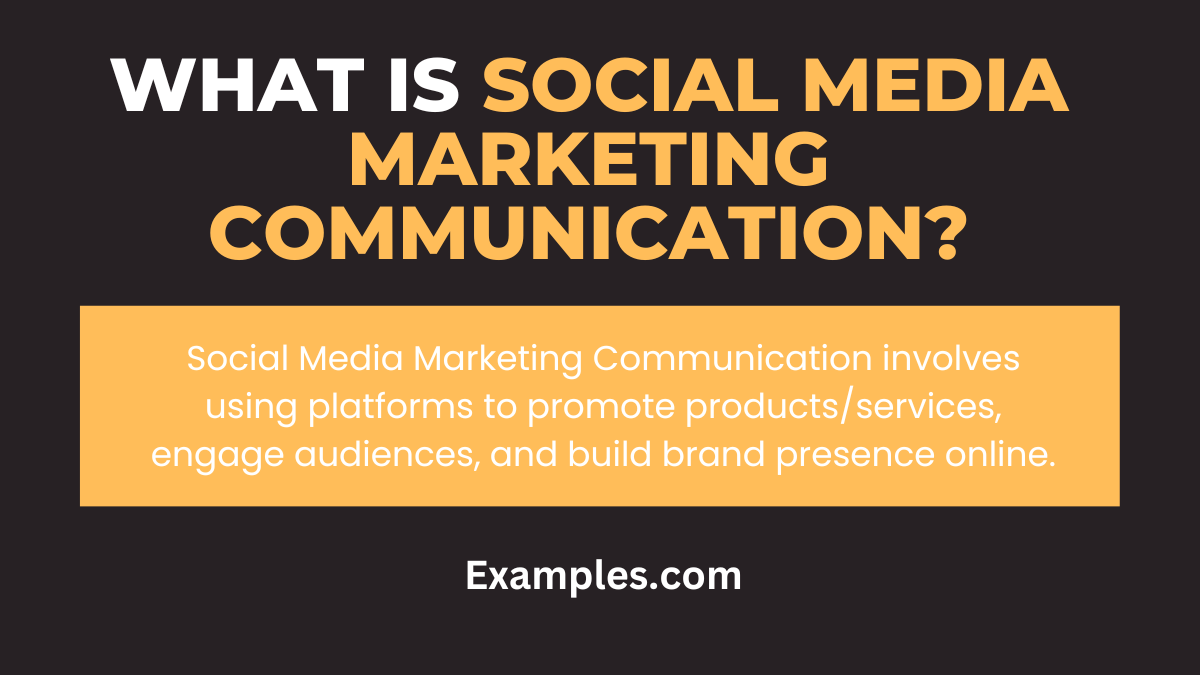 what is social media marketing communication