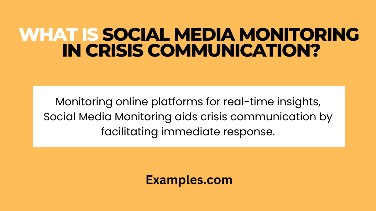 what is social media monitoring in crisis communication