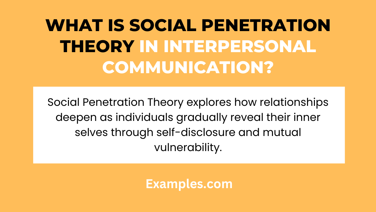 what is social penetration theory