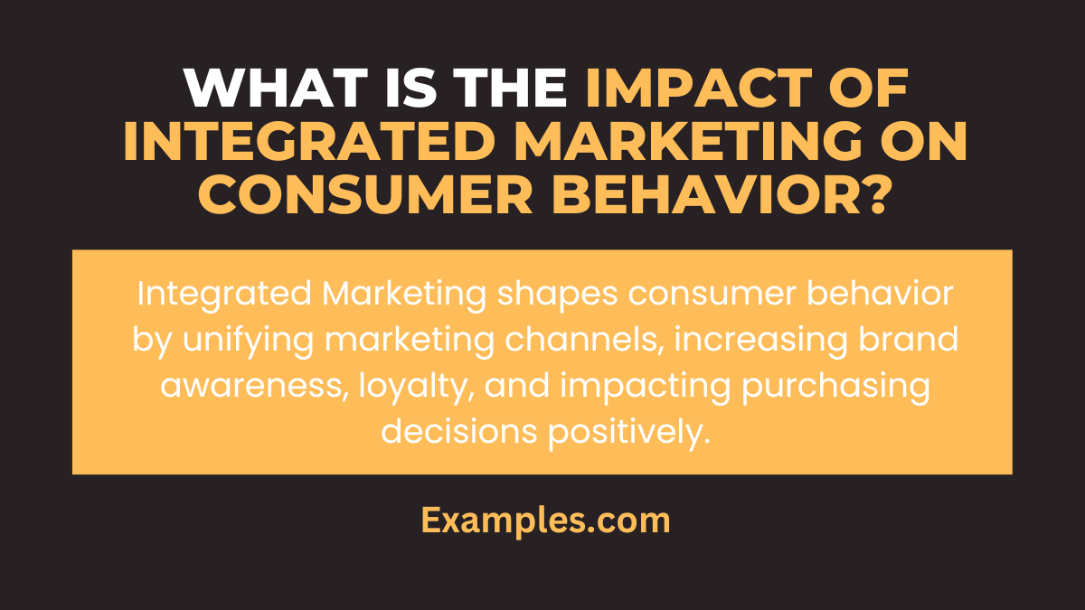 what is the impact of integrated marketing on consumer behavior