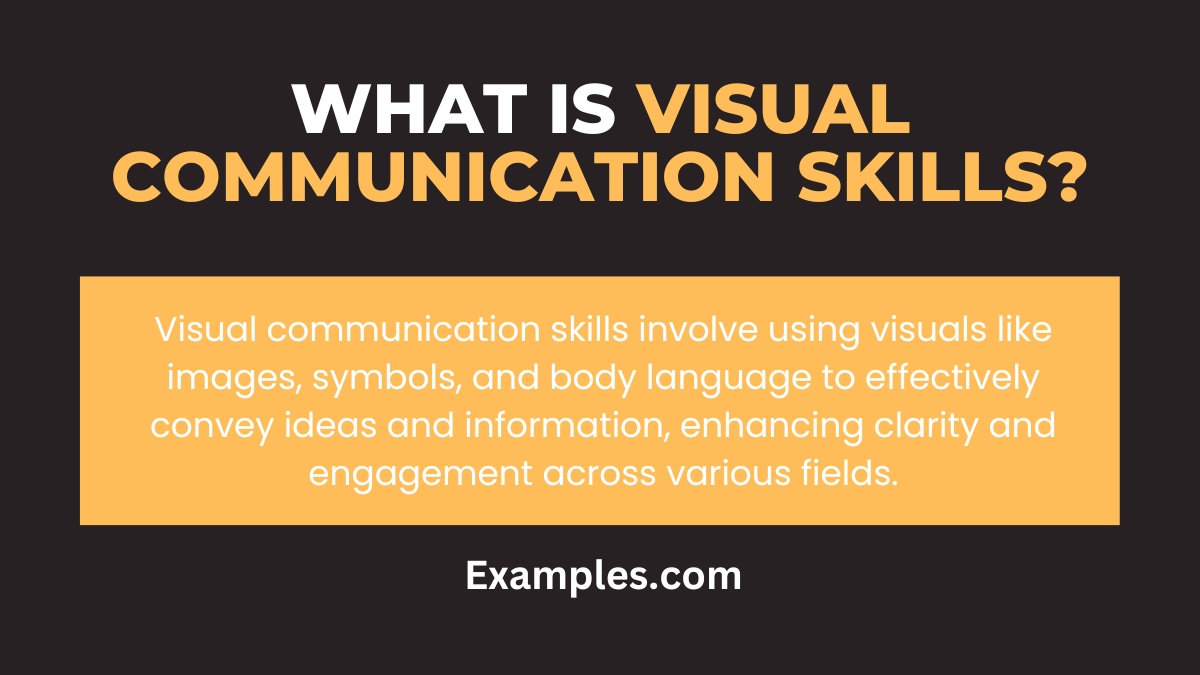 what is visual communication skills