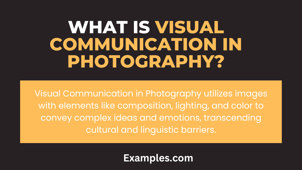 what is visual communication in photography
