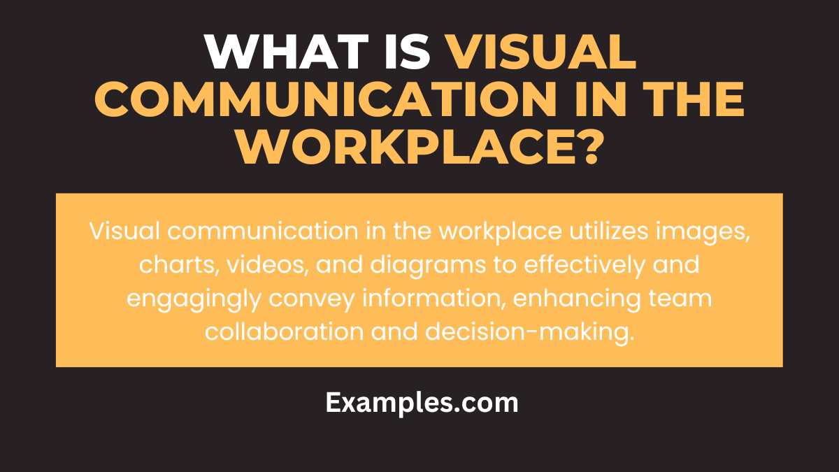 what is visual communication in the workplace