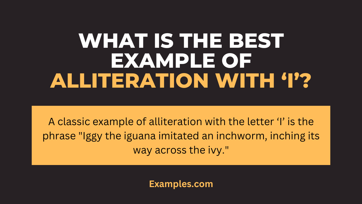 Alliteration with I 17+ Examples, How to Write, PDF, Tips