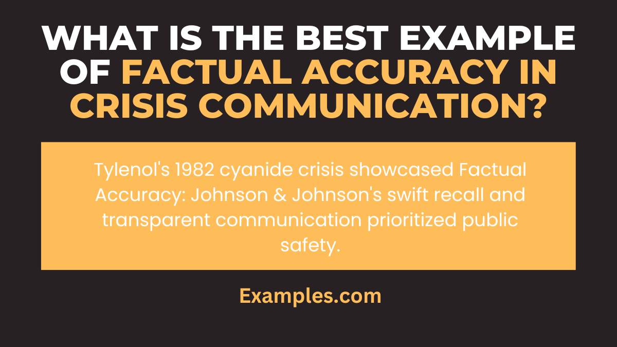 Factual Accuracy in Crisis Communication - 19+ Examples, How to Ensure