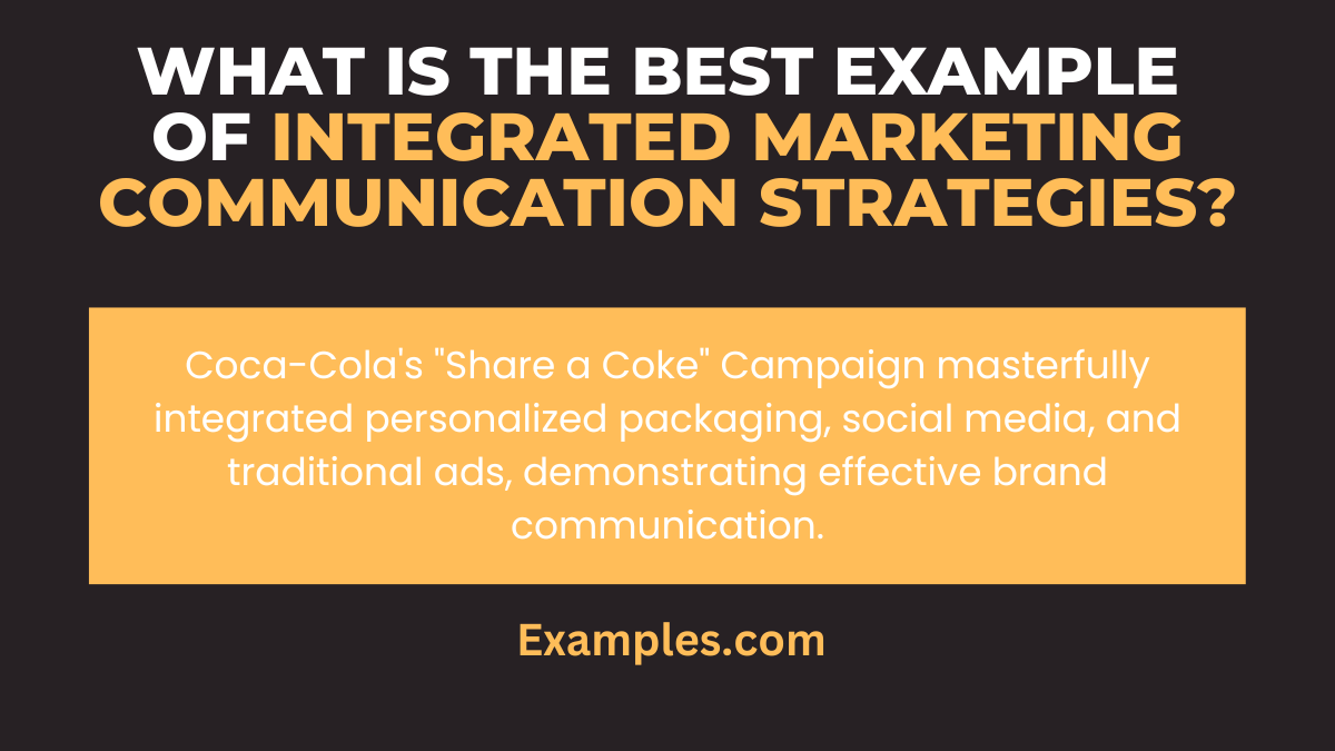 what is the best example of integrated marketing communication strategies