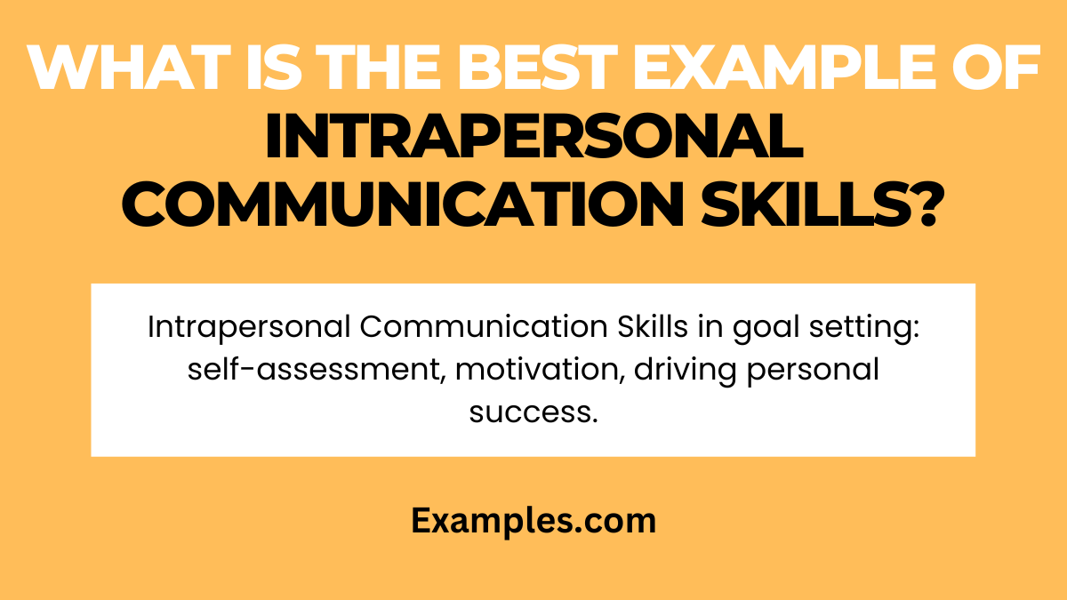 Intrapersonal Communication Skills - 19+ Examples, Elements