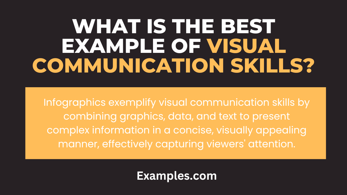 what is the best example of visual communication skills
