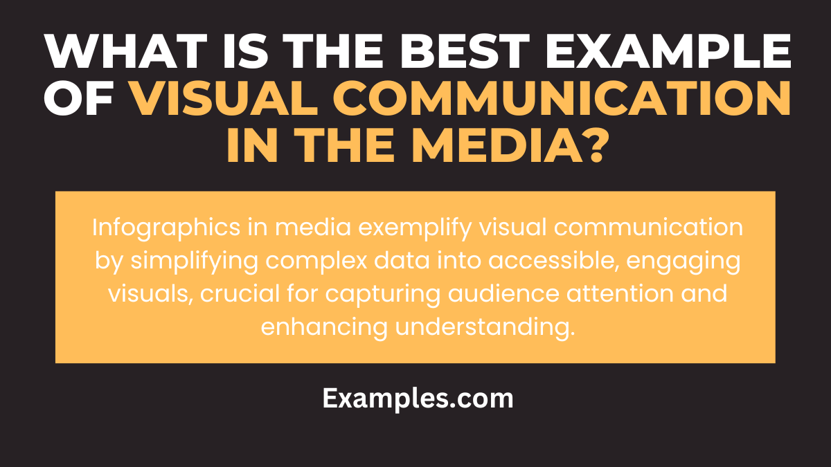 what is the best example of visual communication in the media