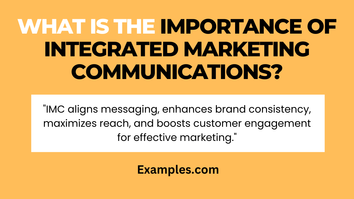 Importance of Integrated Marketing Communications