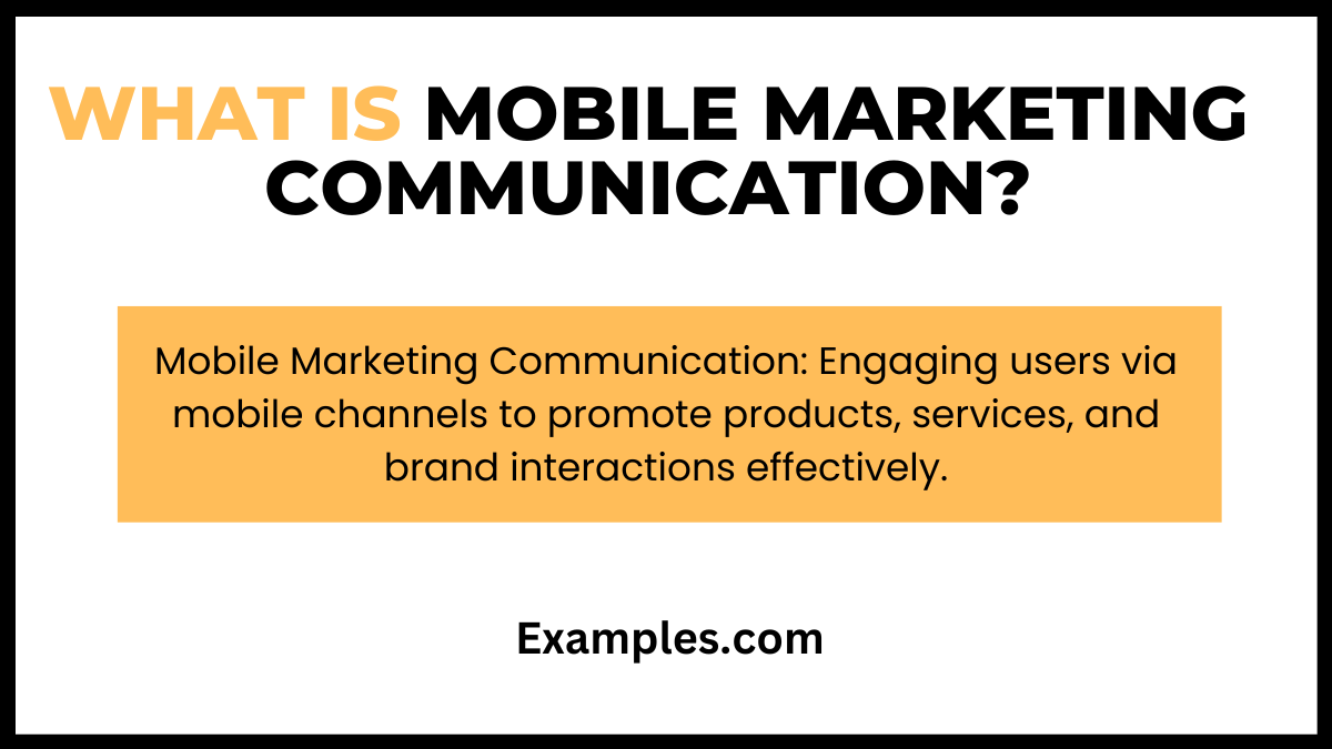 what is the mobile marketing communications
