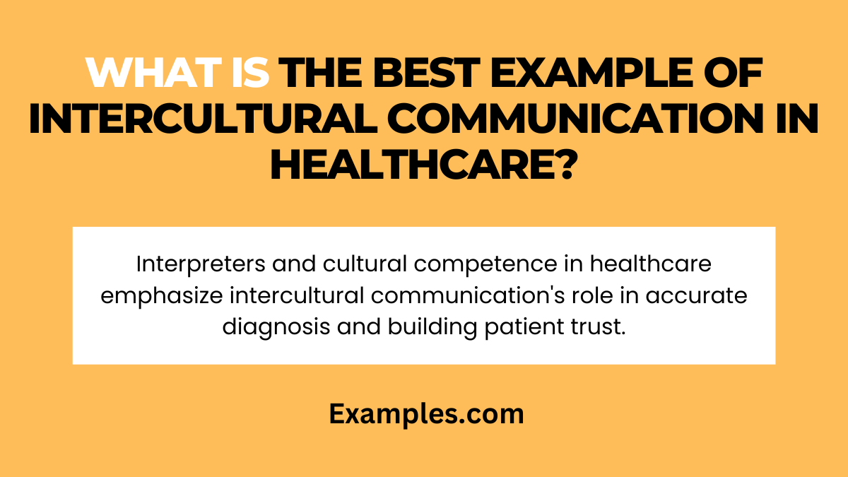 Intercultural Communication in Healthcare - 29+ Examples