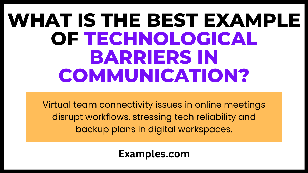 Technological barriers in Communication: Examples, Types, PDF