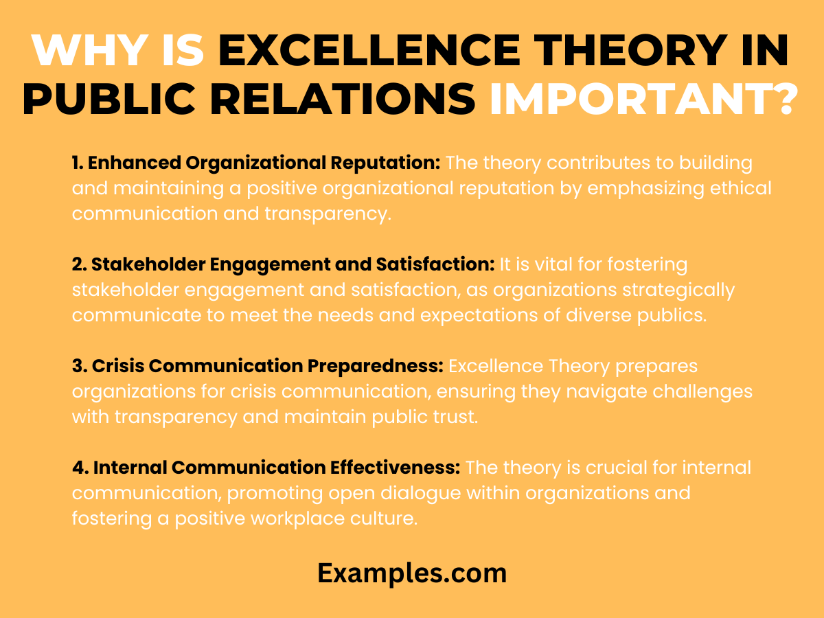 why is excellence theory in public relations important1