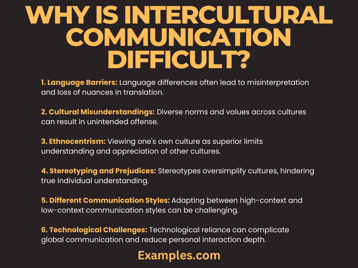 why is intercultural communications difficult