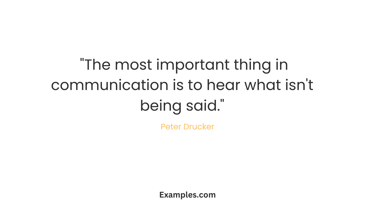 without communication quotes by peter drucker